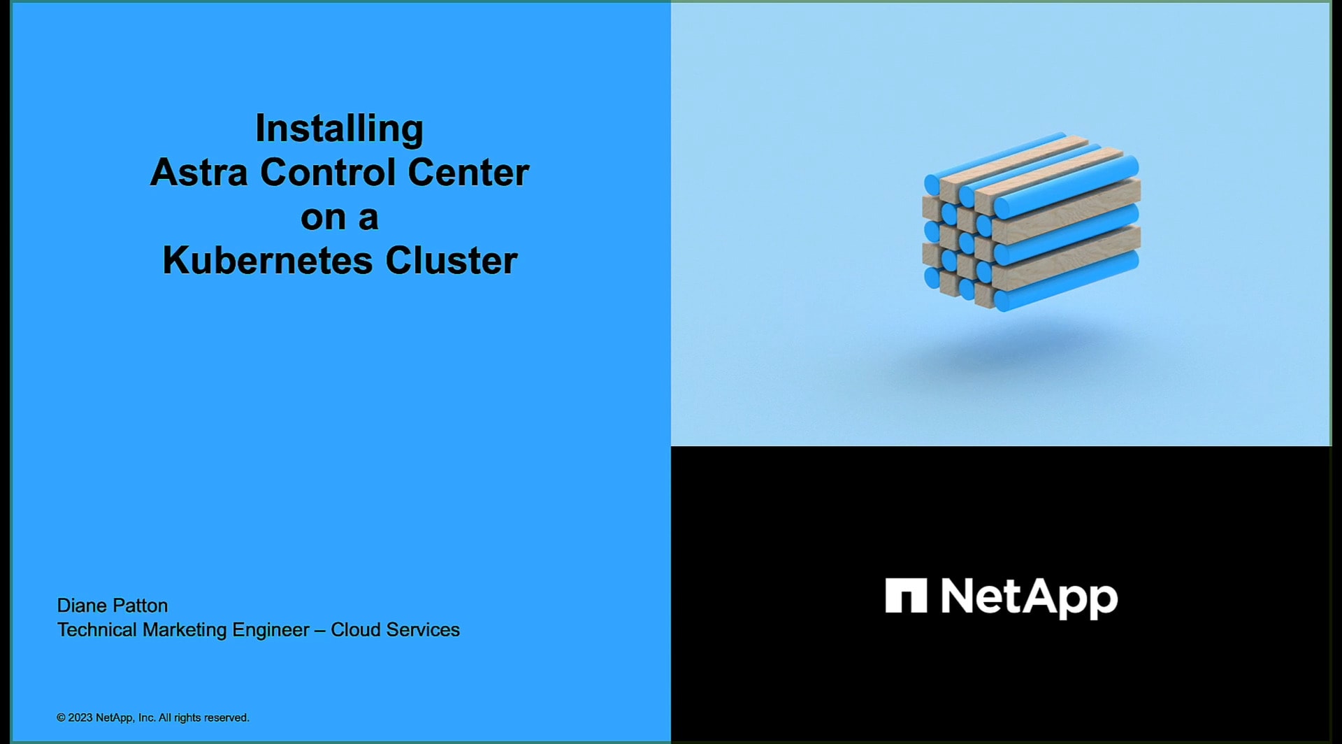 Netapp Astra Control Install Astra Control Center on a Kubernetes cluster | NetApp Video