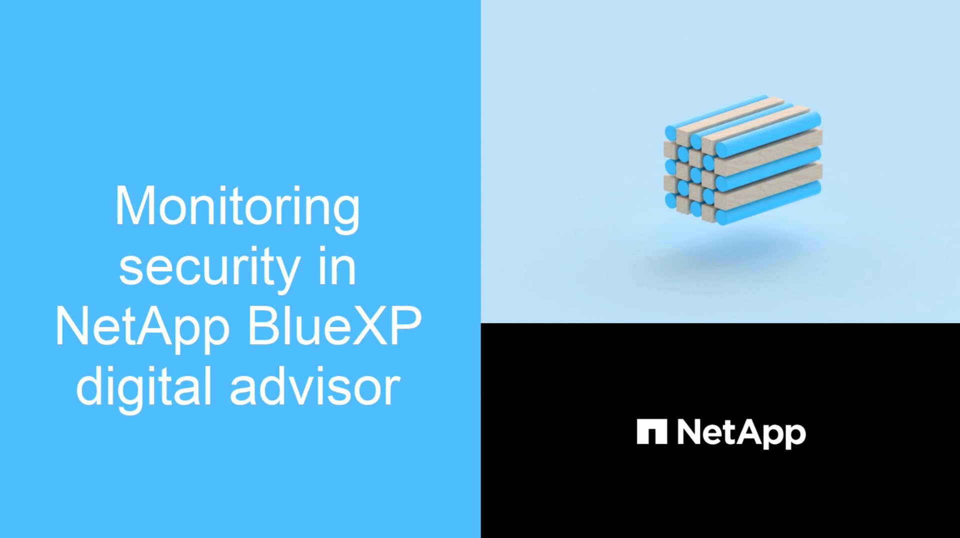 Monitoring security in NetApp BlueXP digital advisor | NetApp Video