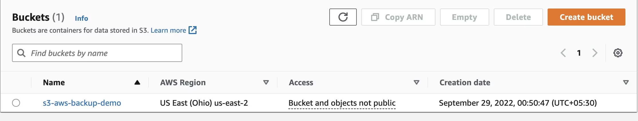 How to Back Up S3 Data using AWS Backup:Image1