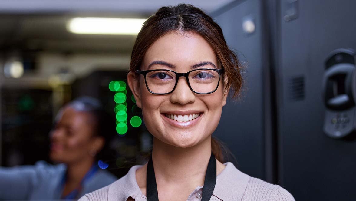 Person smiling