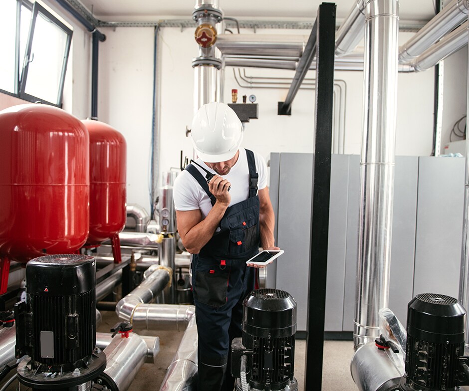 Hombre trabajando