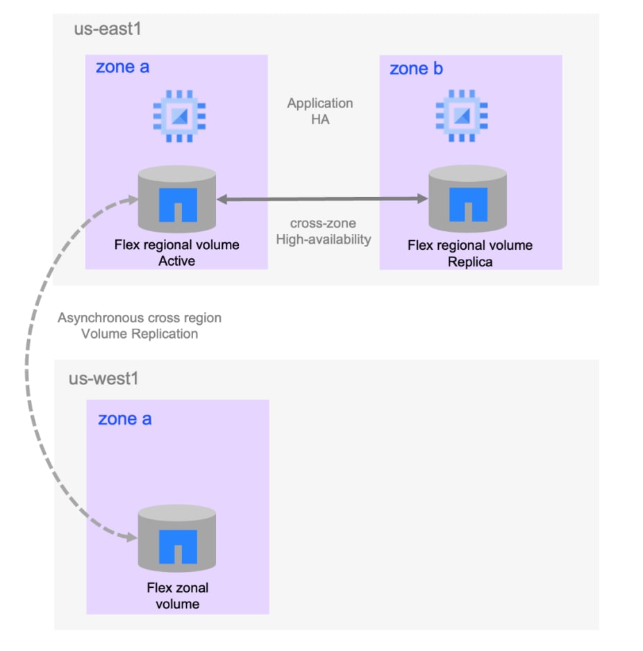 netapp volume diagram