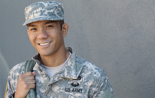 military officer smiling