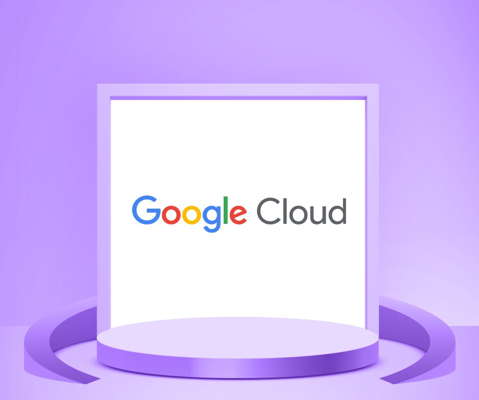 Google Cloudのロゴ スタンド