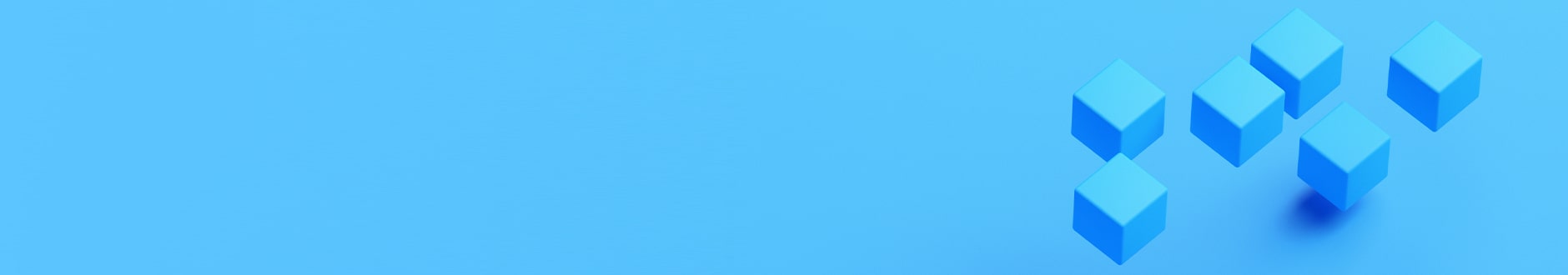 blaue Würfel