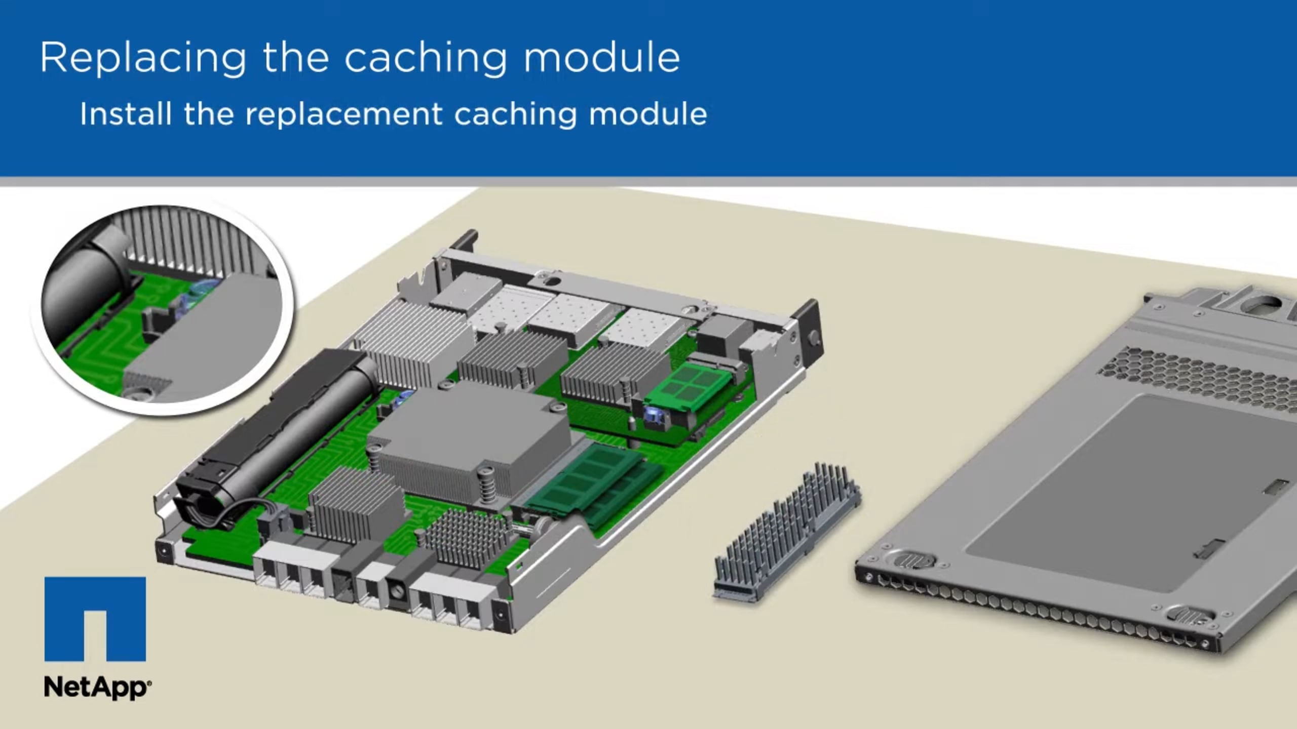 Replacing the caching module in FAS2600 systems | NetApp Video