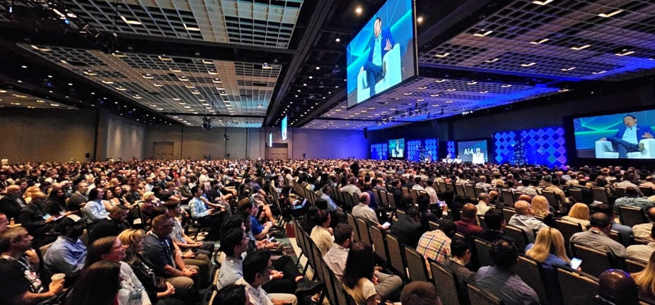 crowd at conference