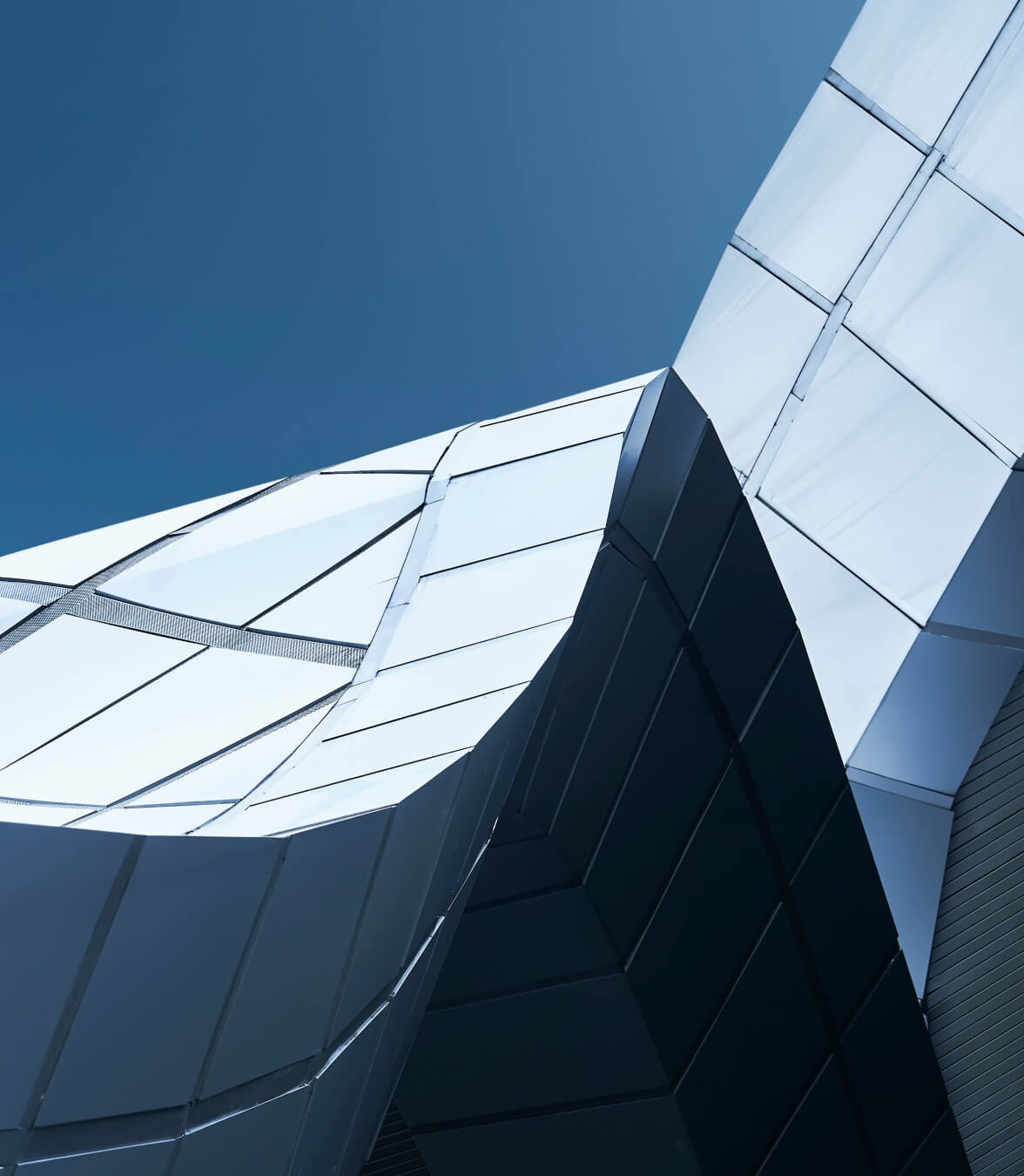 blue grid structure