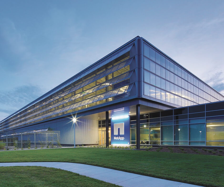 Edificio de oficinas de NetApp RTP