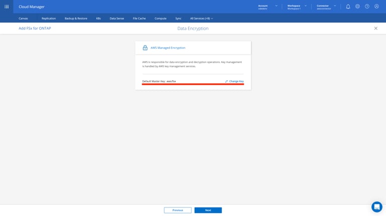 staging.cloudmanager.netapp.com add-working-environment choose-type (AOC) 10