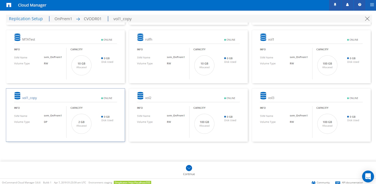 Replication Setup