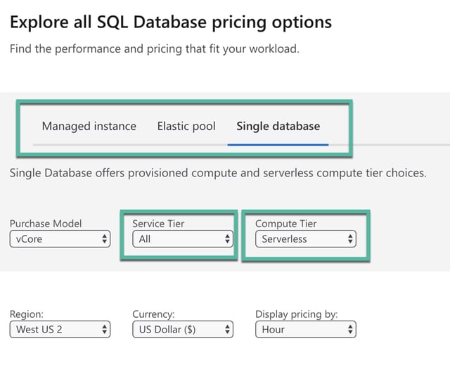 Azure SQL Pricing Simplified | NetApp