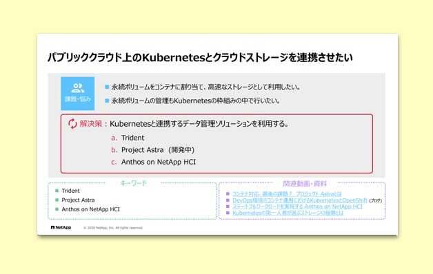 パブリッククラウド上のKubernetesとクラウドストレージをいい感じで連携させたい