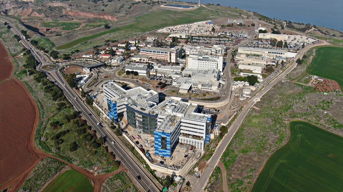 aerial view of building