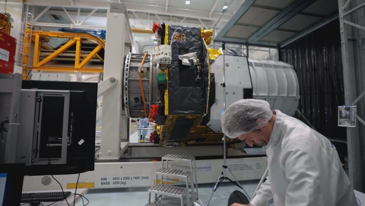 Worker in European Space Agency