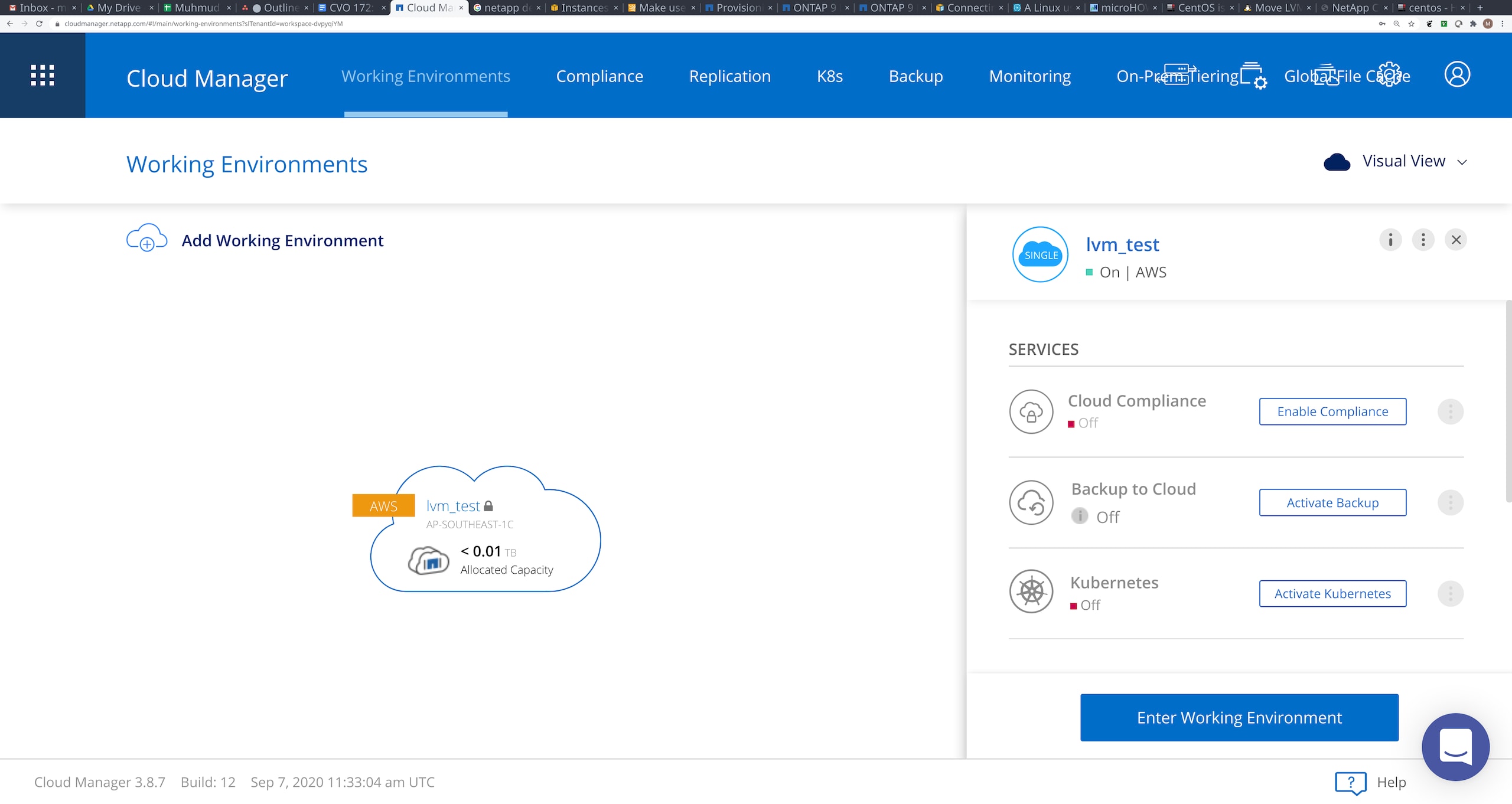 Deploying storage