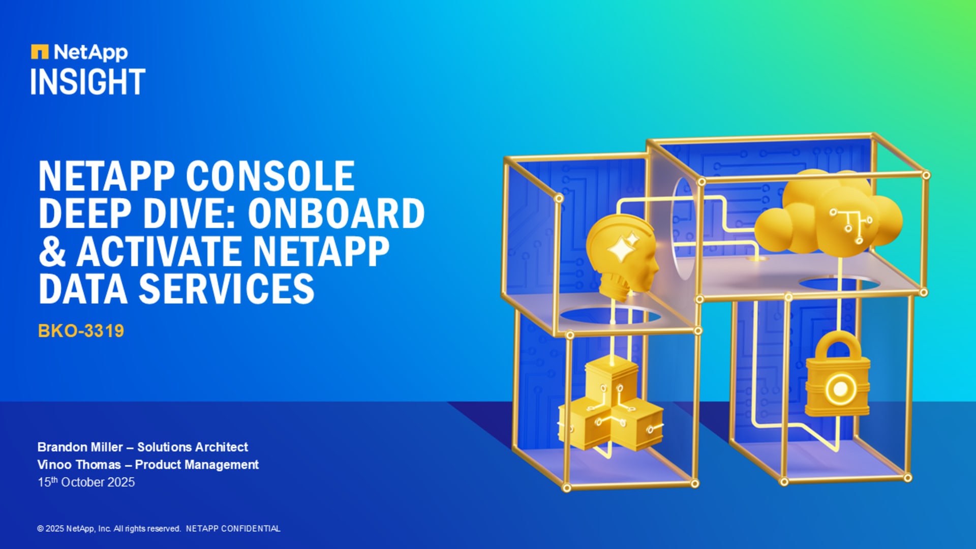 NetApp Console deep dive - Onboard and activate NetApp data services