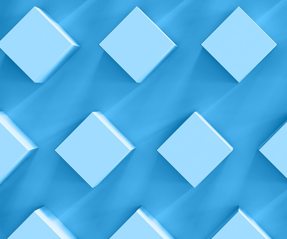 blue squares on blue background