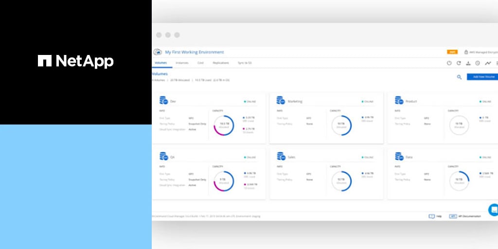 Netapp Interface Cloud Volumes ONTAP: Experience the Benefits of ONTAP Across Azure, AWS ...