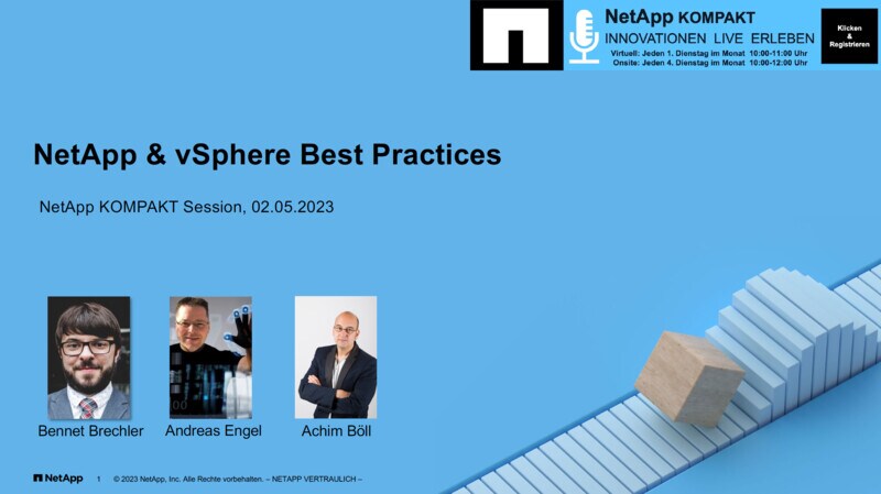 NetApp and vSphere Best Practices