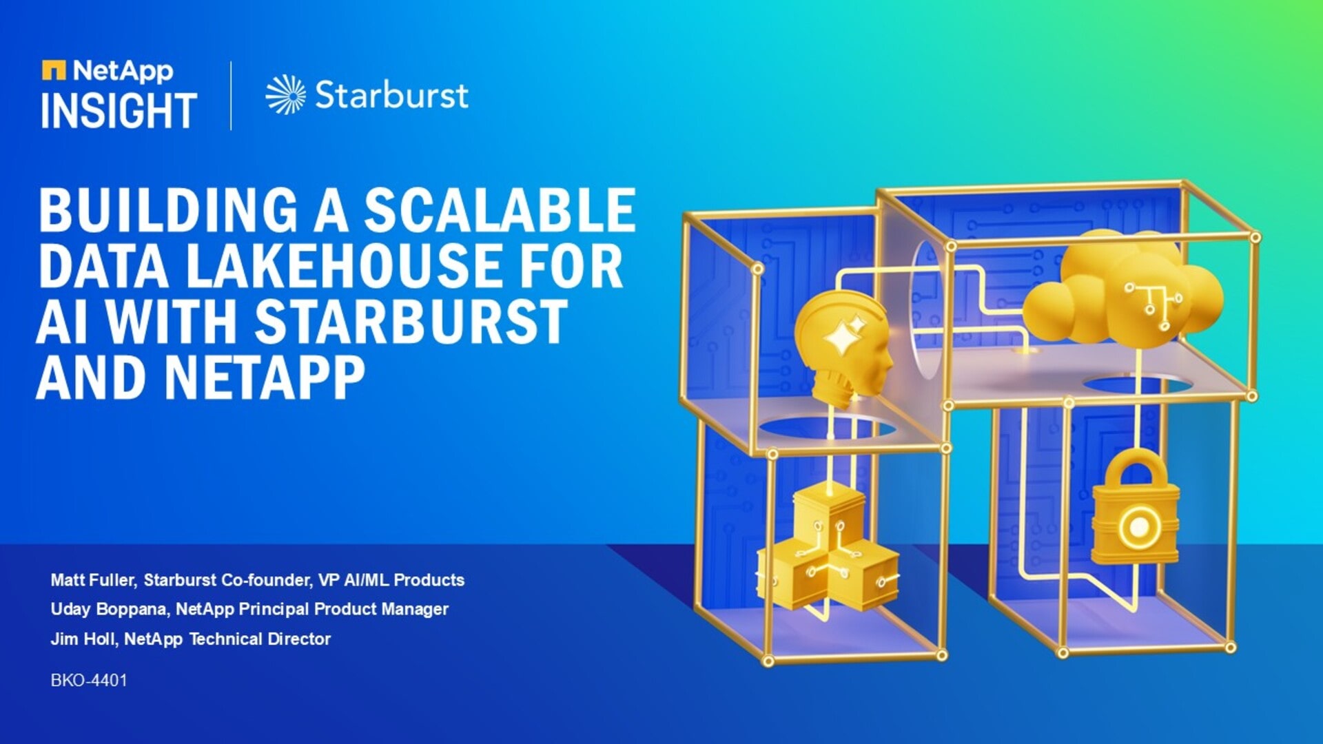 Building a scalable data lakehouse for AI with Starburst and NetApp