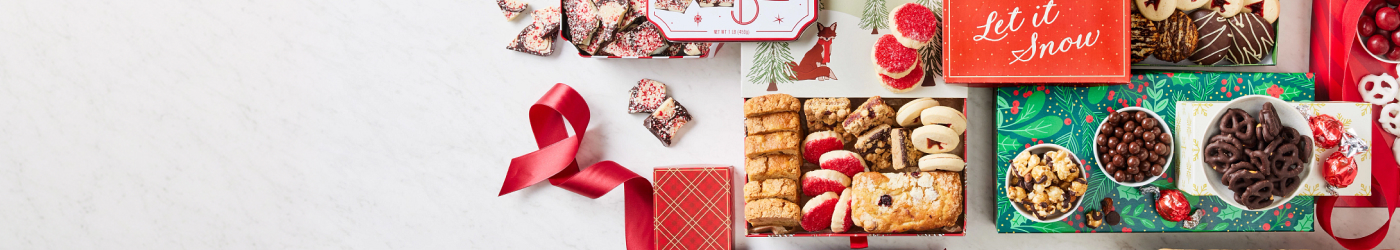 Text-free desktop category banner background for the Holiday Gift Guide.