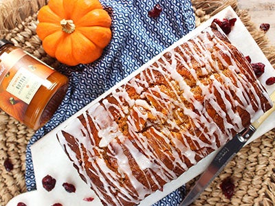 Cranberry Pumpkin Butter Bread