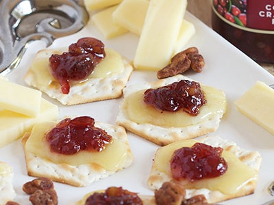 Three Ingredient Cranberry Relish Appetizer