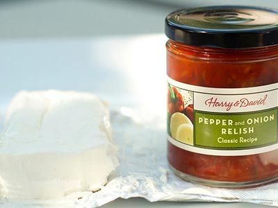 pepper relish and cream cheese dip