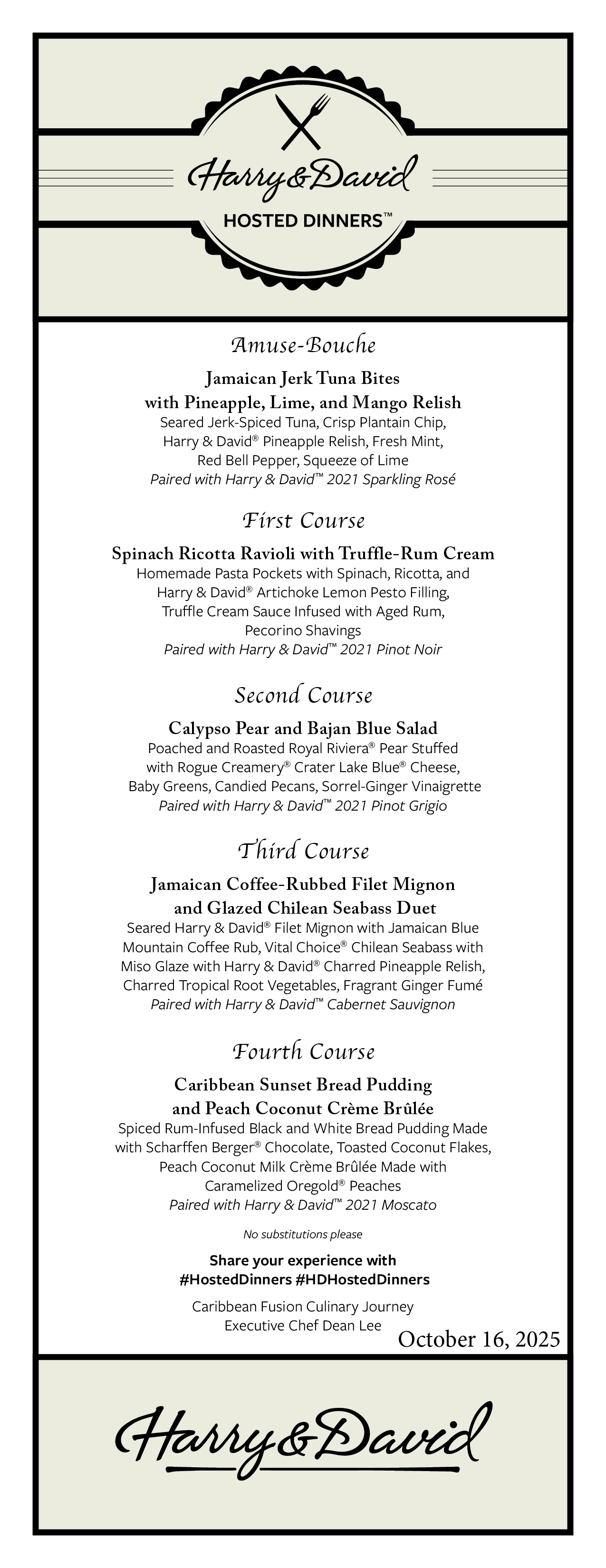 Event Menu