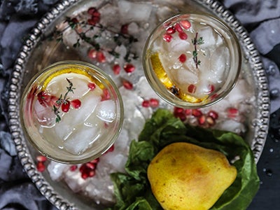 Festive Pear Kombucha