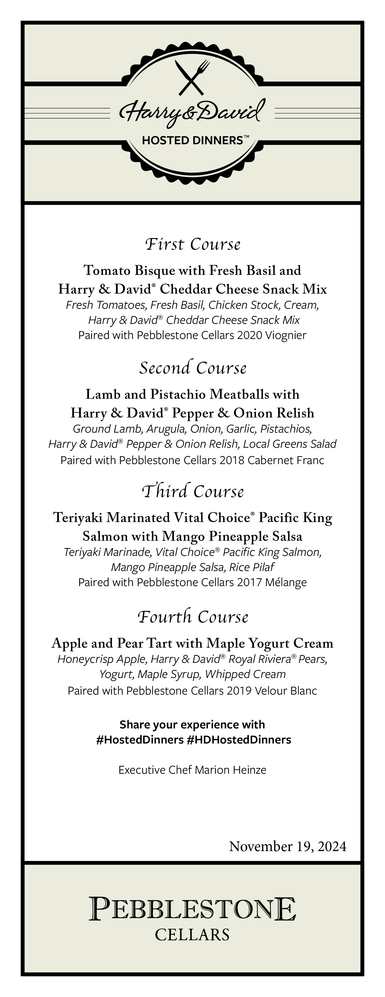 Event Menu