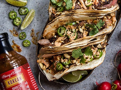 Korean BBQ Beef Tacos