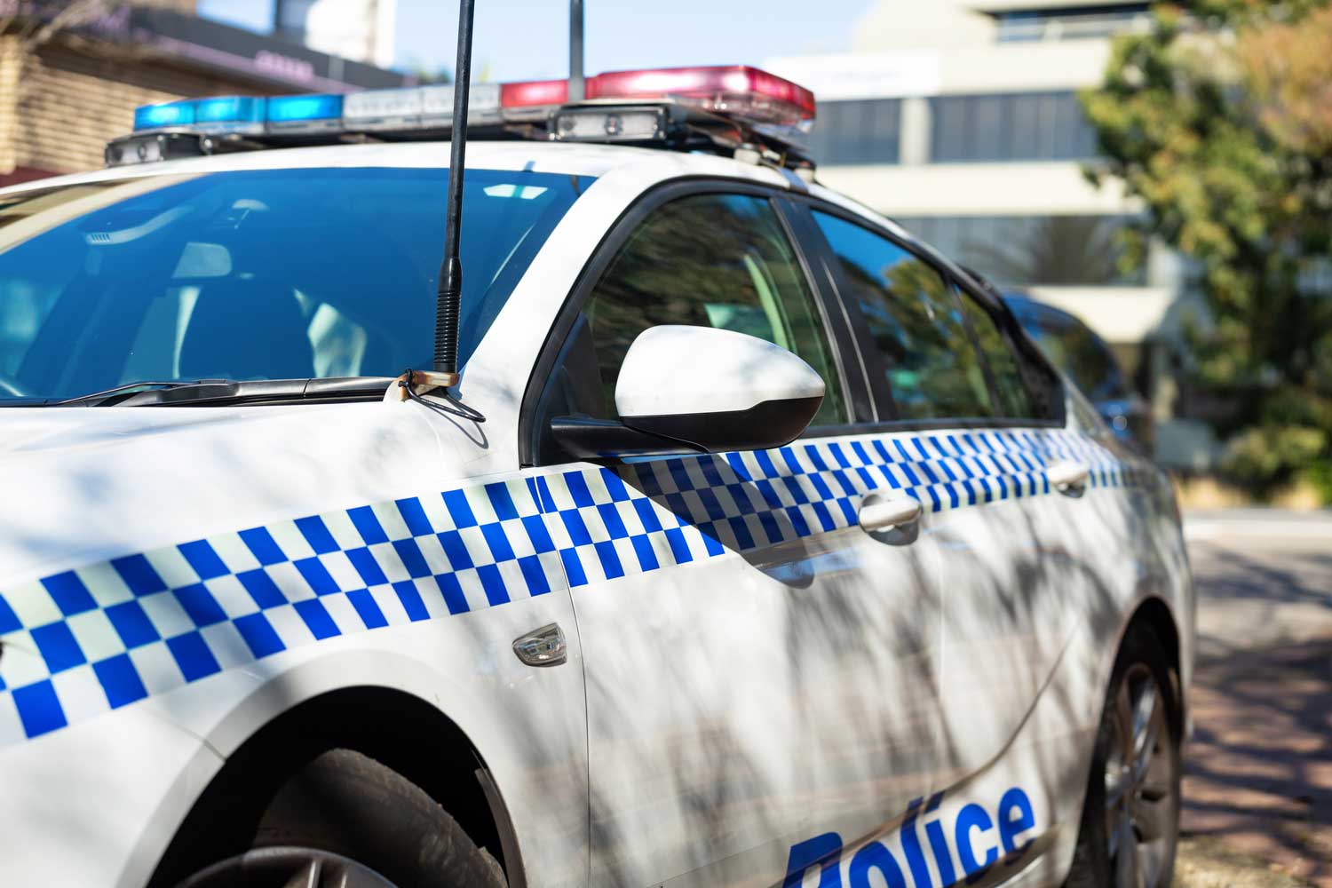 Close up of a Police vehicle 