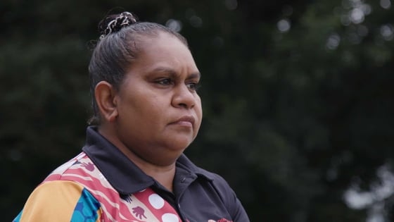 A First Nations woman who features in the video