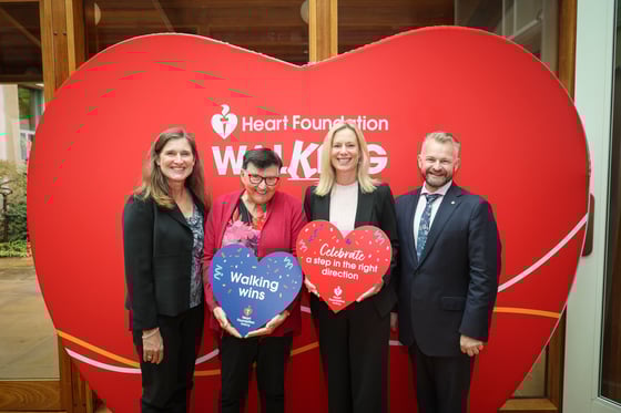 Heart Foundation Walking 30‑year anniversary afternoon tea at Parliament House