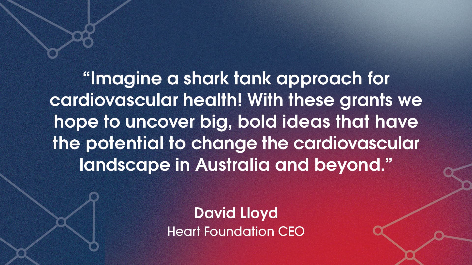 quote from David Loyd about catalyst partnership grants