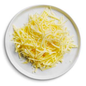 Grated tasty cheese