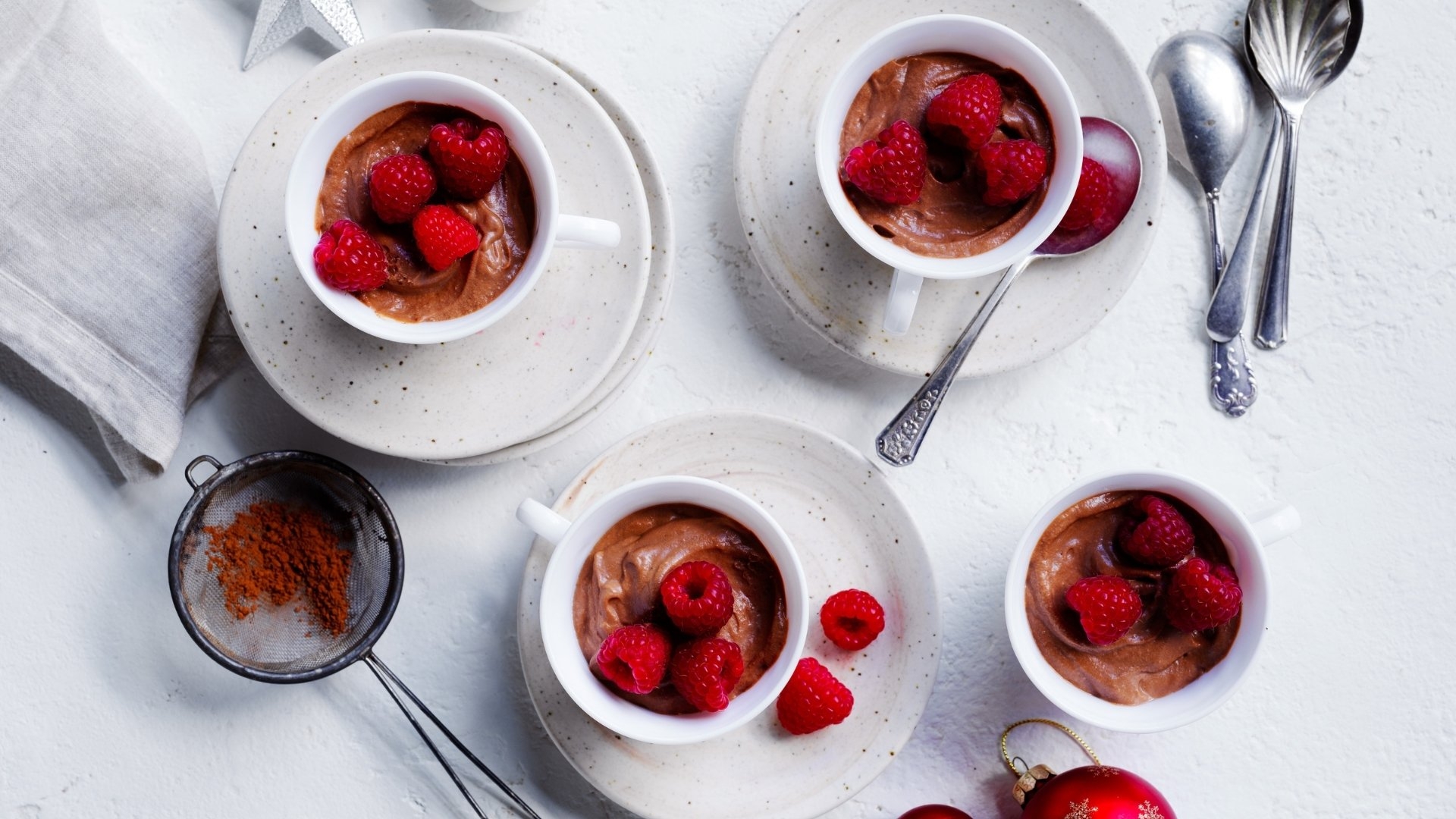 A heart-healthy chocolate ricotta mousse