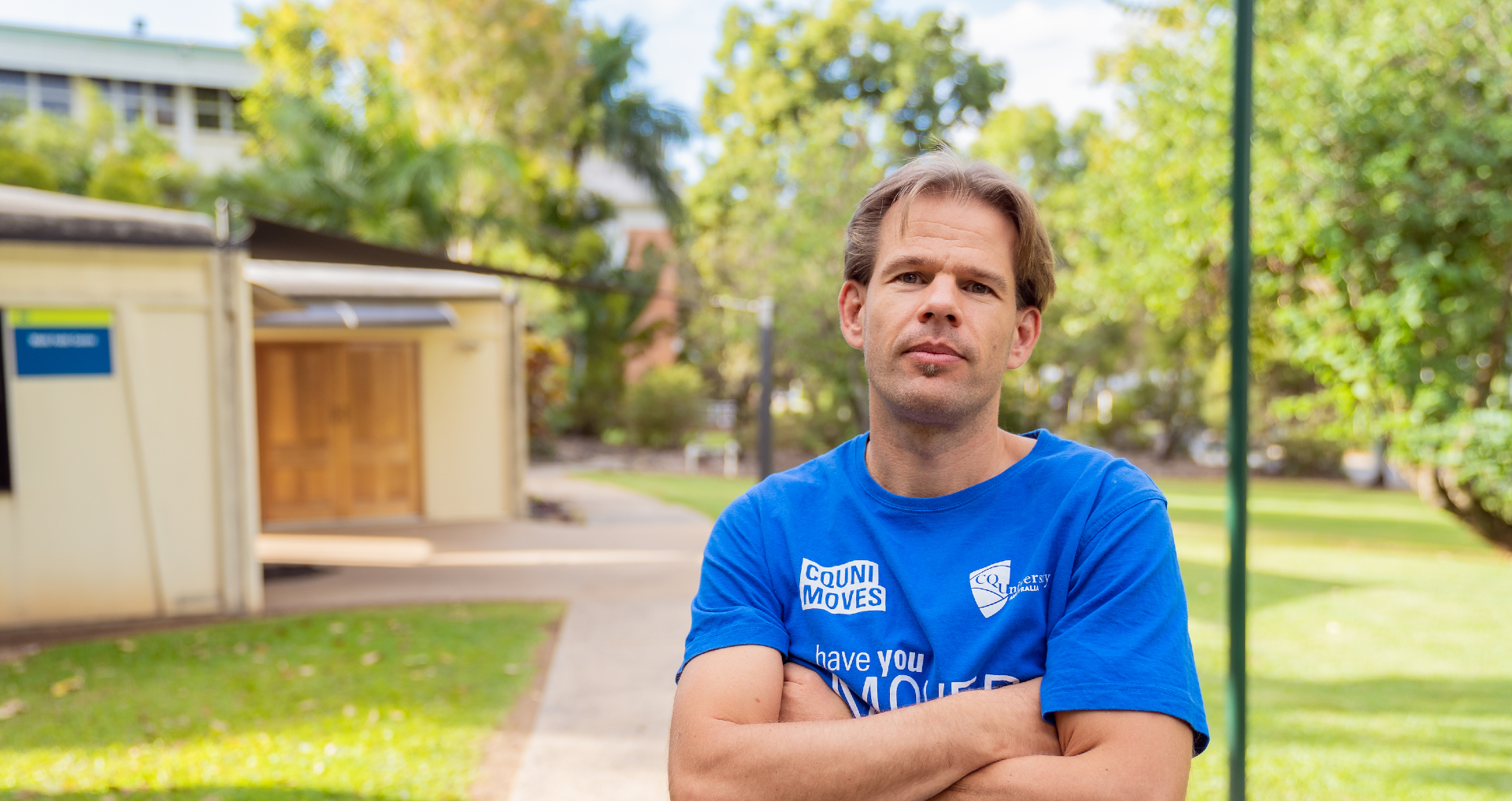 Professor Corneel Vandelanotte posing in front of camera