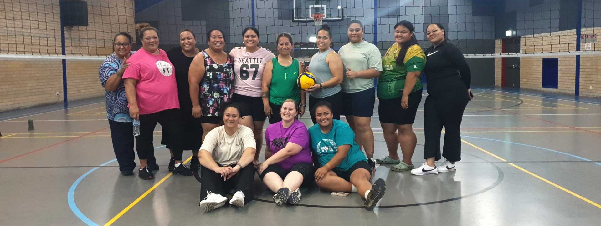 Credit photo - Yvonne Peacock - program lead, Pasifika Moving and Heart Foundation's Senior Advisor Physical Activity, Elizabeth Calleja, featured with Pasifika Moving participants. April 2026