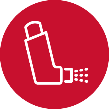 Icon representing asthma
