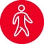 Person walking icon