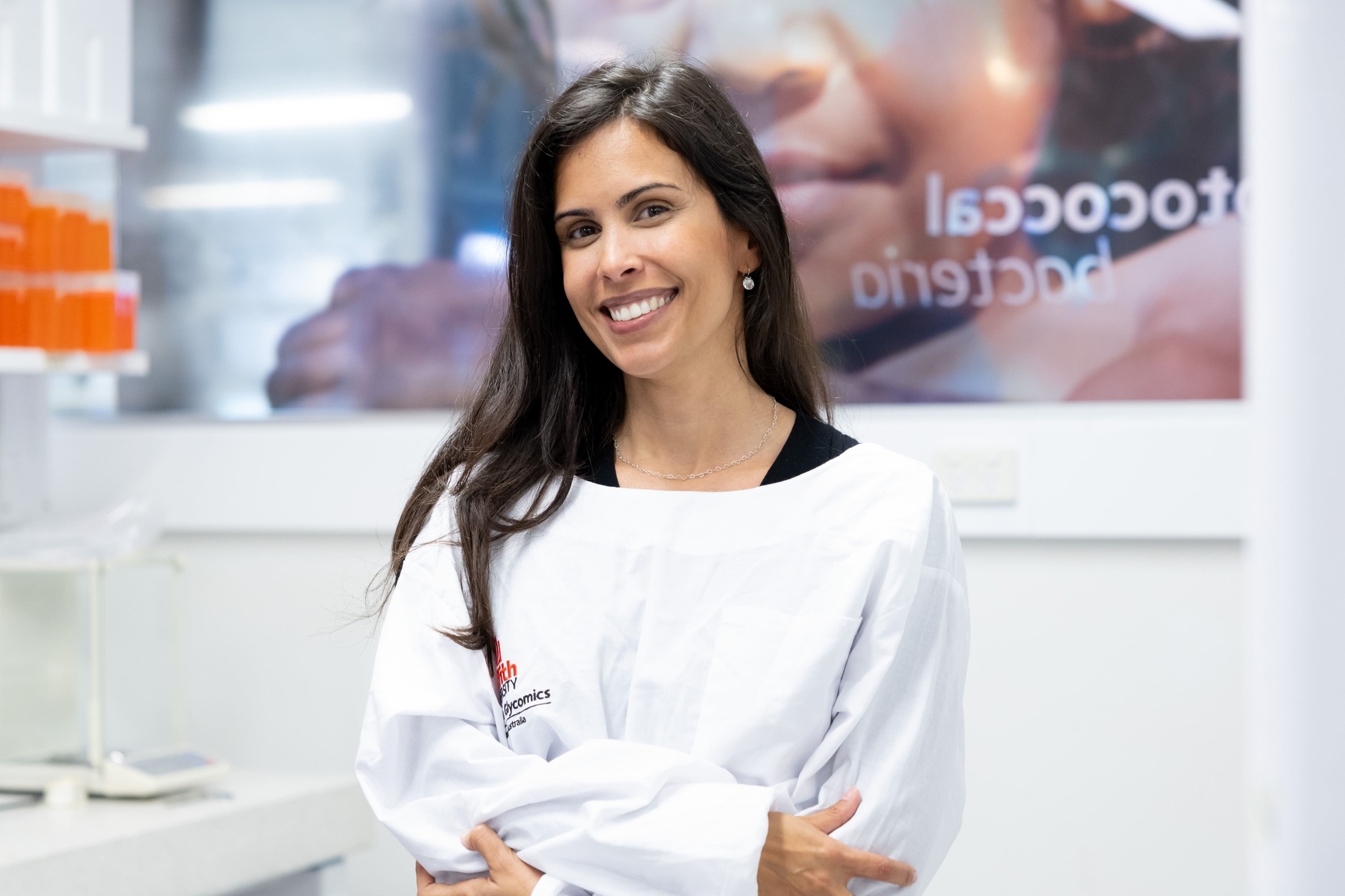 Dr Ailin Lepletier de Oliveira standing and smiling