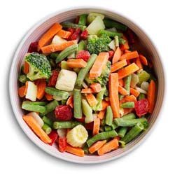Frozen vegetables