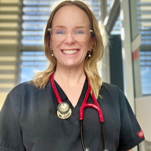 A smiling headshot of Professor Rebecca Kozor