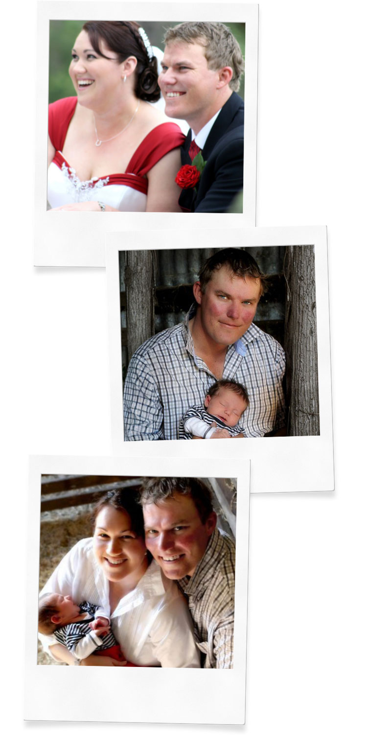 Family polaroids - Shane and Tara