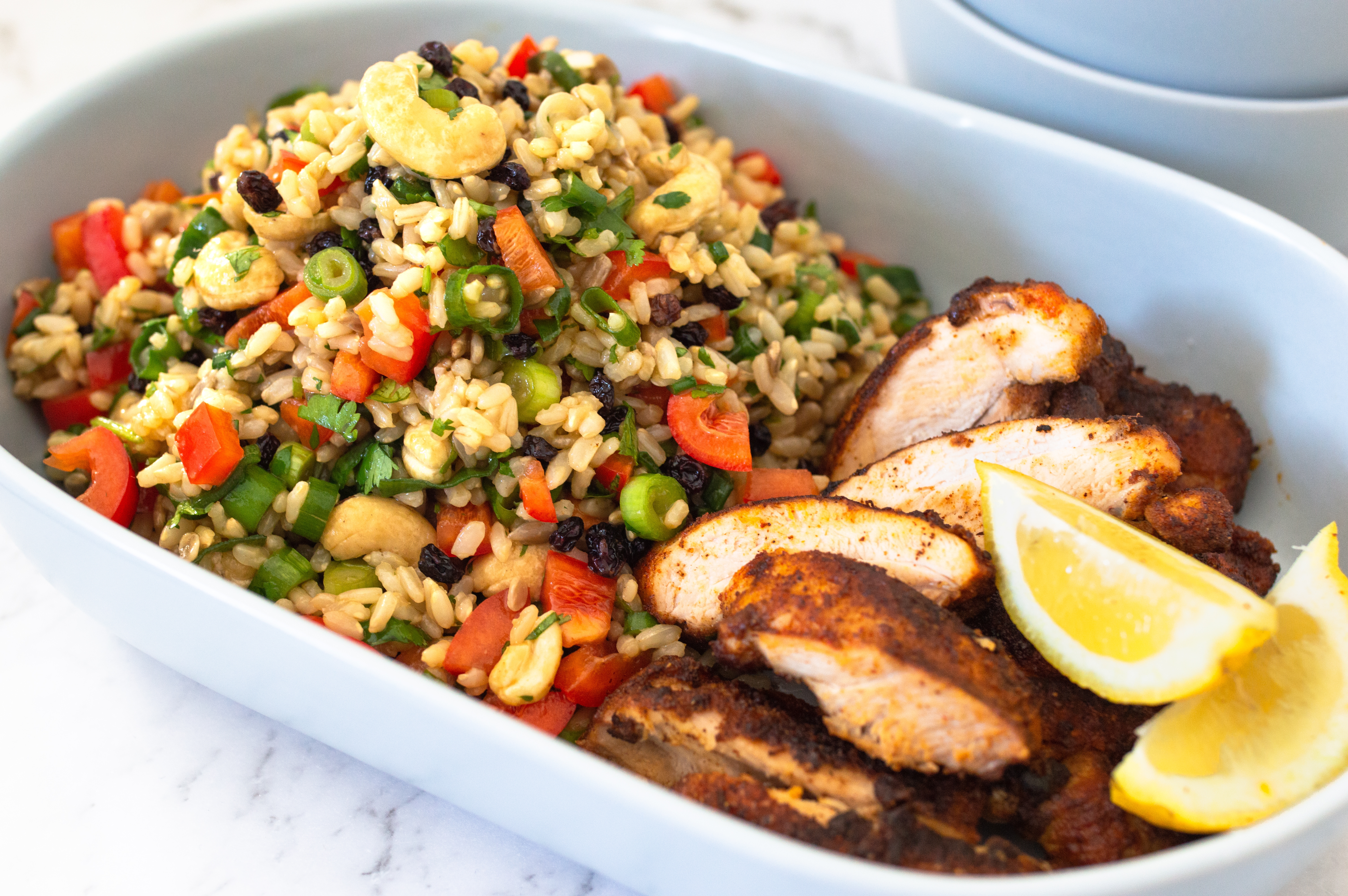 spiced-chicken-with-brown-rice-salad