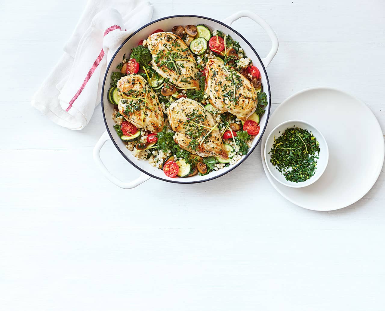 One-pan rosemary chicken and couscous - Heart Foundation