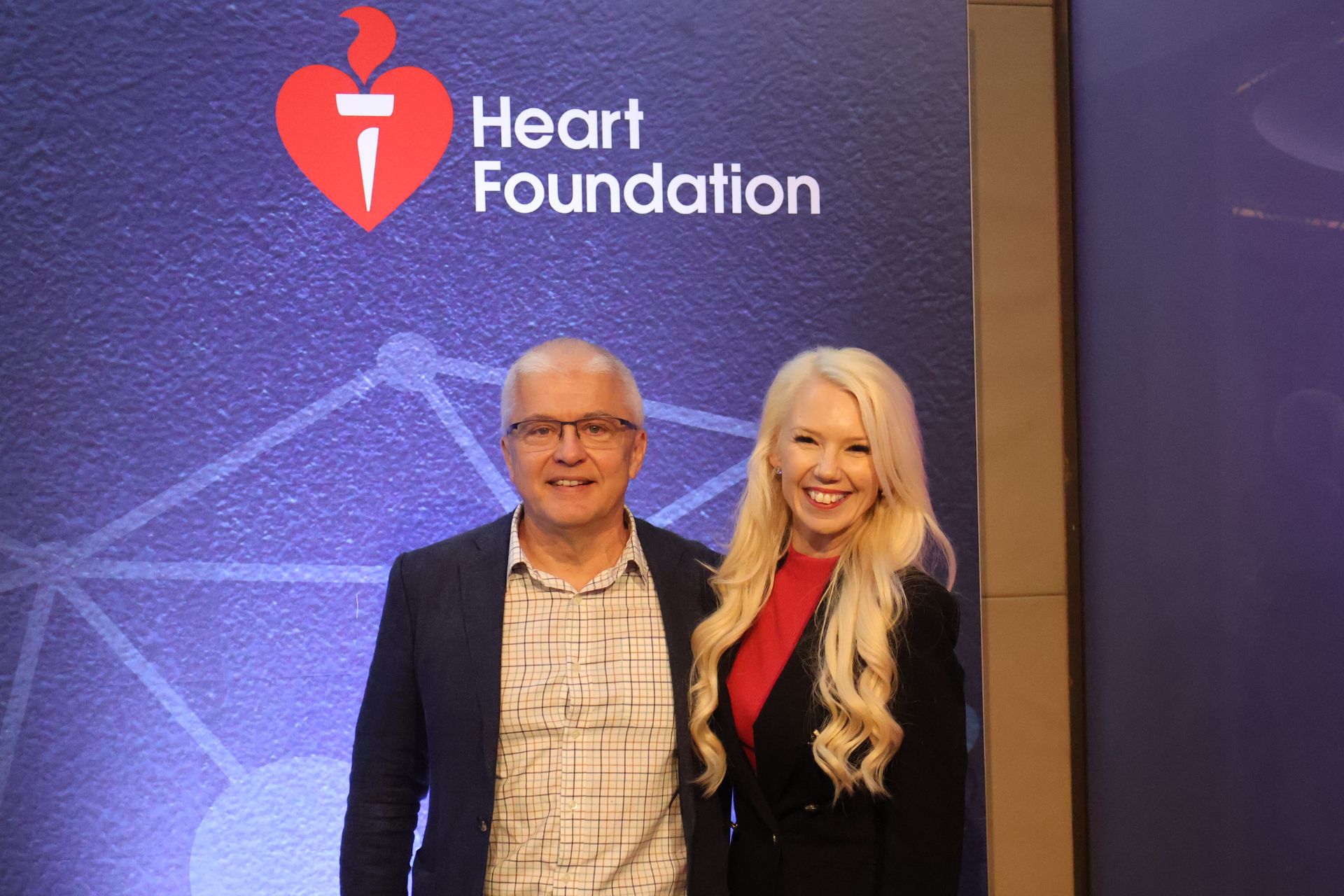 CEOs of Heart Foundation and Hearts4heart, David Lloyd and Tanya Hall